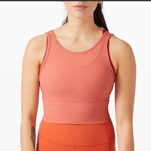 Lululemon Power Pivot Ribbed in Rustic Coral size 6
